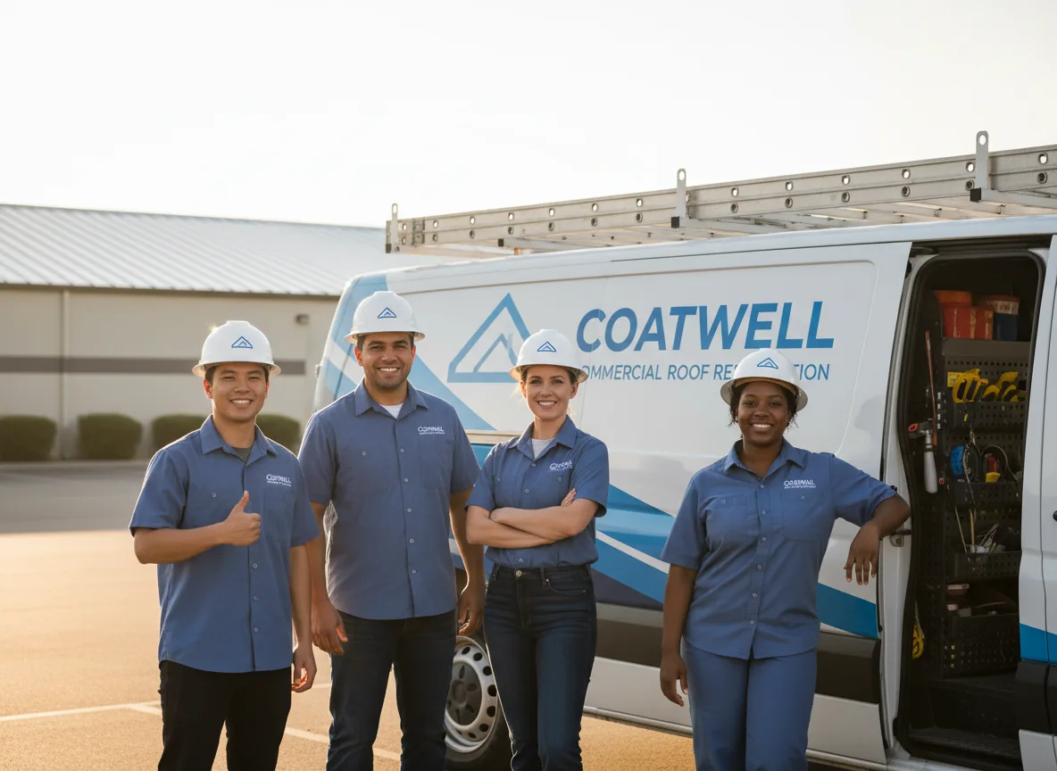 Commercial roof coating company in Coral, PA